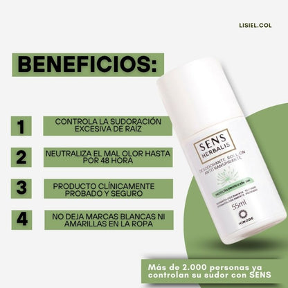 SENS | Tratamiento Unisex Contra el Sudor