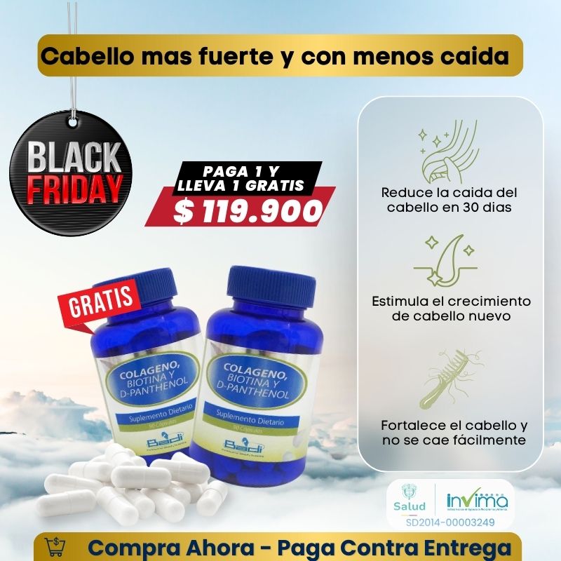 Biotina + Colágeno + D-Panthenol X90 Cap