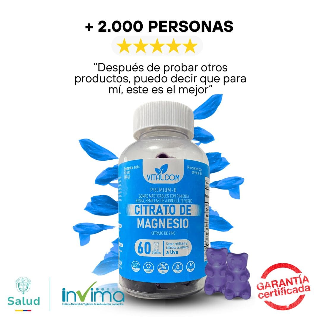 Citrato de Magnesio | Mejor calidad en tus días