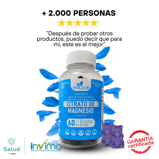 Citrato de Magnesio | Mejor calidad en tus días